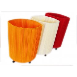 Lampe en tissu ovale 4...