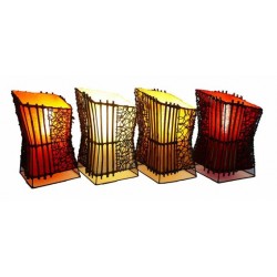Lampe en rotin