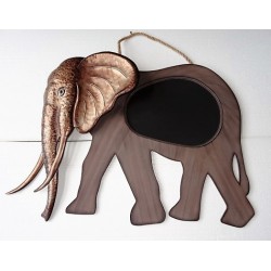 ELEPHANT AVEC ARDOISE