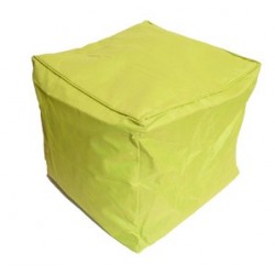 Pouf carré vert