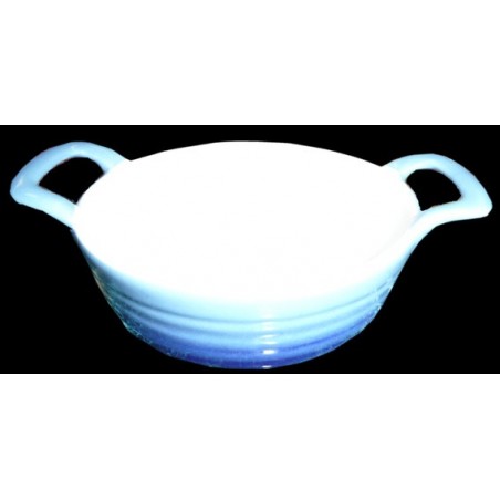 Plat émaillé à Ustensiles Médical - H4cm L34cm P25cm - Ancien