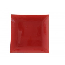 Assiette rouge/taille 25